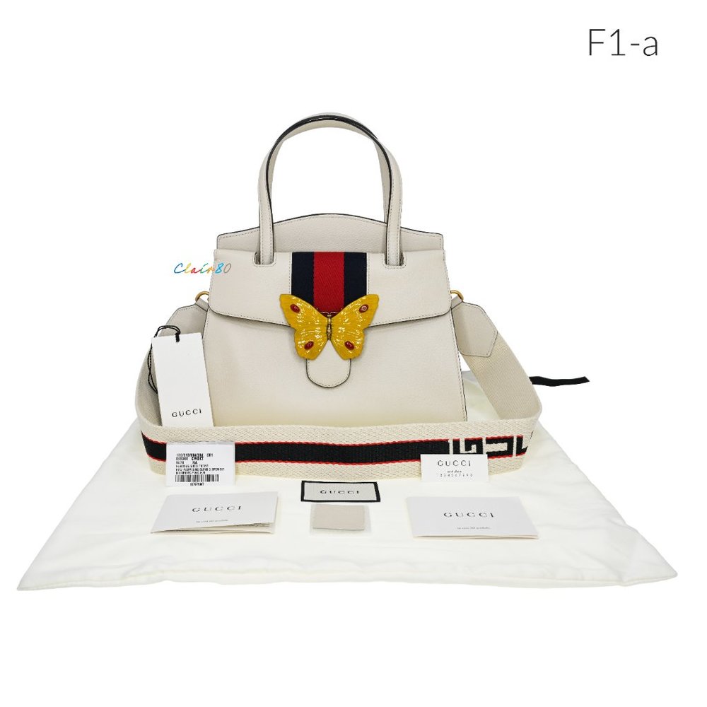 Gucci 505344 Totem Medium Leather Butterfly Bag - Picture 5 of 12